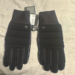 lululemon athletica Black Quilted Gloves